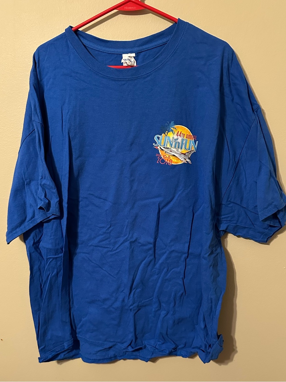 Gildan Blue Sun n’ Fun, size 3XL T-shirt, likely never worn, 44th annual